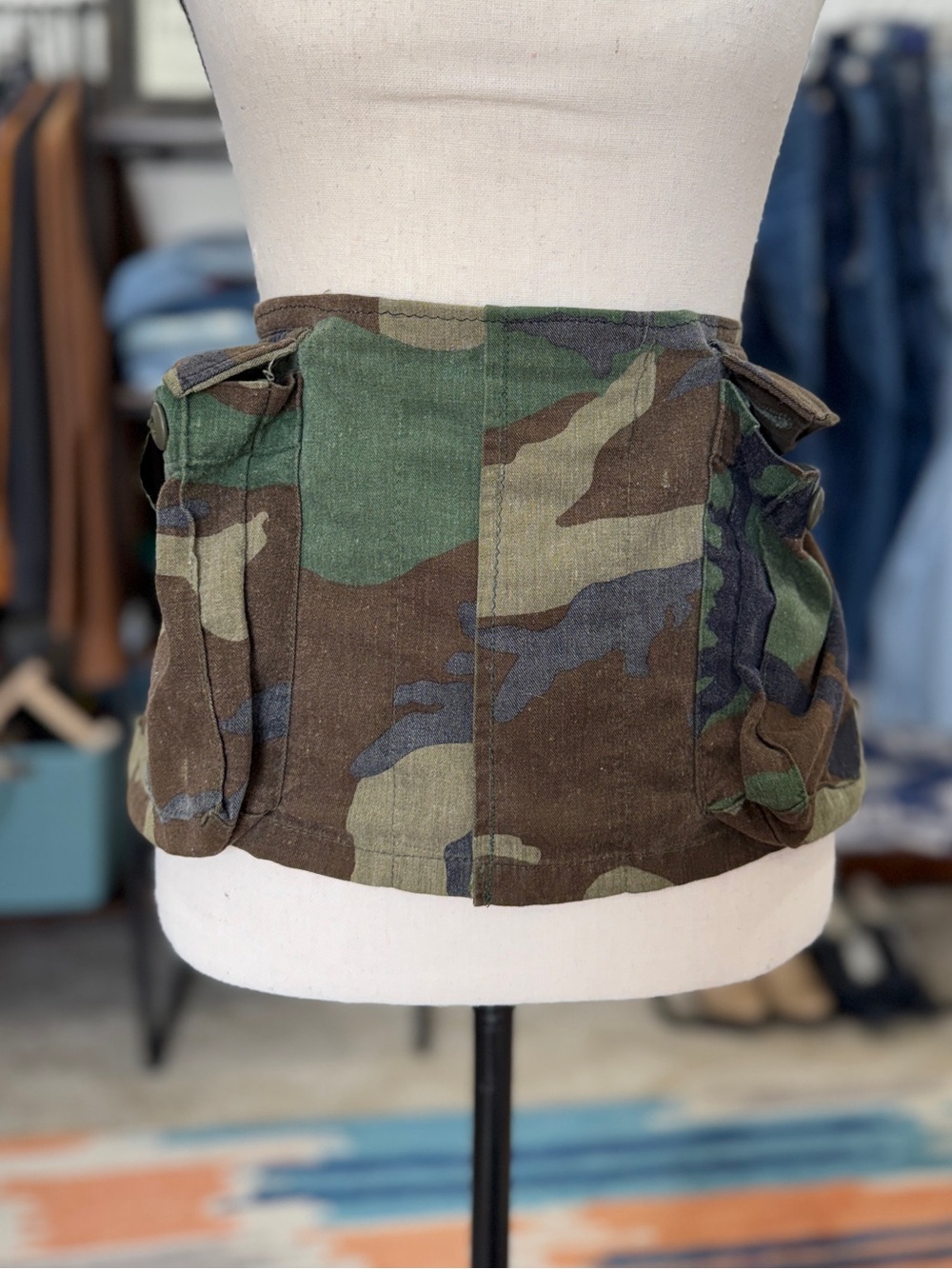 Camouflage Utility Belt Apron Green Camo